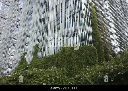 L'édifice fédéral Edith Green–Wendell Wyatt, au centre-ville de Portland. Extérieur du bâtiment respectueux de l'environnement. Banque D'Images