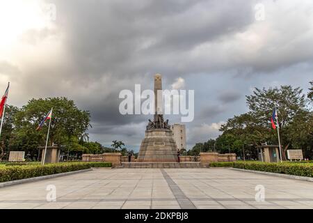 13 décembre 2020 Garde d'honneur le monument national du Dr Jose Rizal, Manille, Philippines Banque D'Images