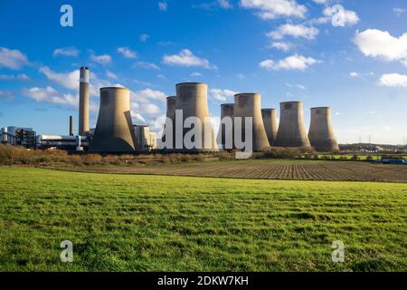 Grande centrale électrique au charbon au Royaume-Uni à Ratcliffe on Soar, Royaume-Uni Banque D'Images