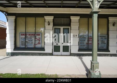 La vieille ville aurifère de Dunolly à Victoria, en Australie Banque D'Images