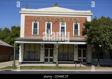 La vieille ville aurifère de Dunolly à Victoria, en Australie Banque D'Images