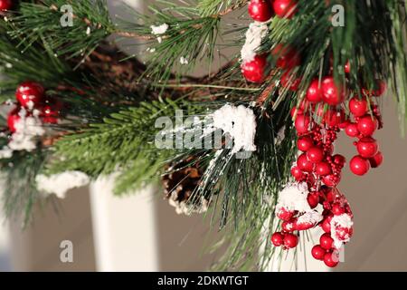 Images de Noël festives, parfaites pour célébrer la saison des fêtes. Prises chez moi cette année 2020 Banque D'Images