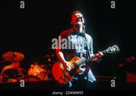 Manic Street Preachers vit au Glastonbury Festival 1999, Somerset, Angleterre, Royaume-Uni. Banque D'Images