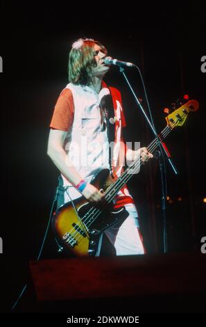 Manic Street Preachers vit au Glastonbury Festival 1999, Somerset, Angleterre, Royaume-Uni. Banque D'Images