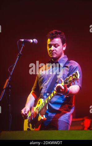 Manic Street Preachers vit au Glastonbury Festival 1999, Somerset, Angleterre, Royaume-Uni. Banque D'Images