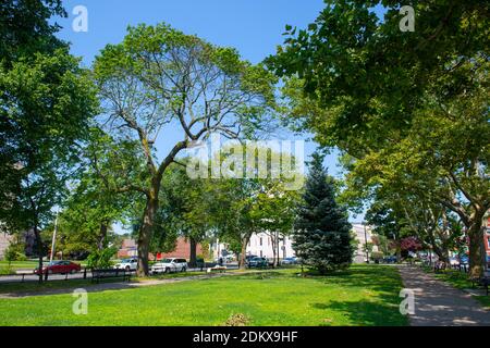 Lynn Common est un parc vert public situé dans le centre-ville de Lynn, Massachusetts, États-Unis. Banque D'Images