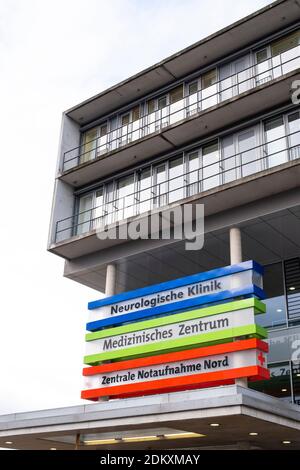 Hôpital universitaire, Essen, région de Rur, Rhénanie-du-Nord-Westphalie, Allemagne, Europe Banque D'Images