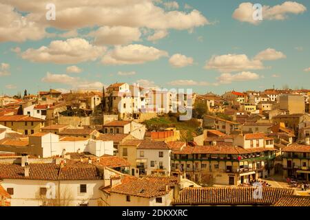 Vue panoramique sur Chinchon, un petit village espagnol près de Madrid, Espagne Banque D'Images