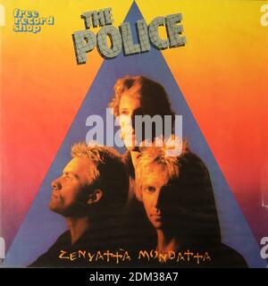La police - Zenyatta Mondatta - Vintage vinyle album couverture Banque D'Images