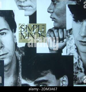 Esprits simples - une fois à un temps - Vintage vinyle couverture de l'album Banque D'Images