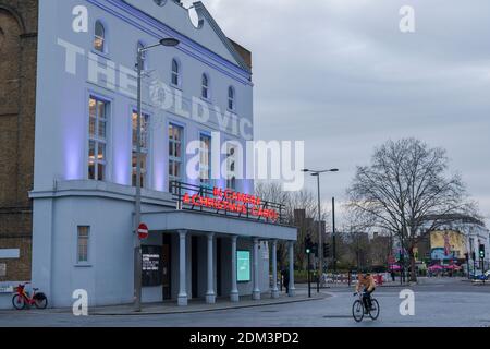 Le théâtre Old Vic le 9 décembre dans le sud de Londres, au Royaume-Uni. Photo de Sam Mellish Banque D'Images