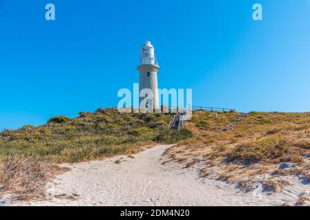 Phare de Bathurst sur l'île de Rottnest en Australie Banque D'Images