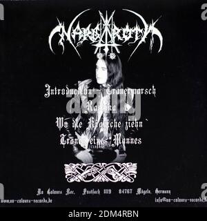 NARGAROTH RASLUKA PARTIE I VINYLE BLANC 10  VINYLE - VINTAGE Couverture de vinyles 02 Banque D'Images