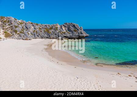 Petite baie de parakeet sur l'île de Rottnest en Australie Banque D'Images