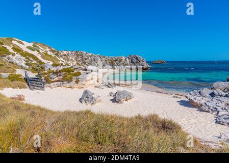 Petite baie de parakeet sur l'île de Rottnest en Australie Banque D'Images