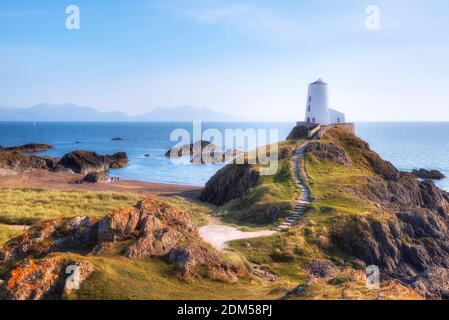 Ynys Llanddwyn, Anglesey, Pays de Galles, Royaume-Uni Banque D'Images