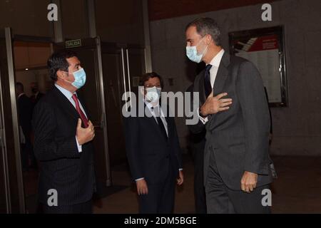 Madrid, Espagne. 16 décembre 2020. Le roi Felipe VIILA Empresariales Prix CEIM à Madrid le mercredi 16 novembre 2020. Credit: CORMON PRESSE/Alamy Live News Banque D'Images