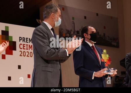 Madrid, Espagne. 16 décembre 2020. Le roi Felipe VIILA Empresariales Prix CEIM à Madrid le mercredi 16 novembre 2020. Credit: CORMON PRESSE/Alamy Live News Banque D'Images