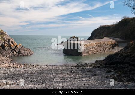 Stackpole Quay dans Pembrokeshire. Banque D'Images