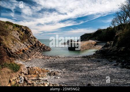 Stackpole Quay dans Pembrokeshire. Banque D'Images