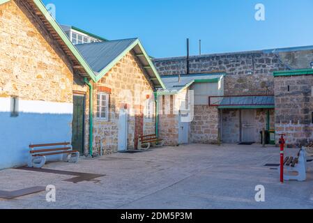 Cour à la prison de Fremantle en Australie Banque D'Images