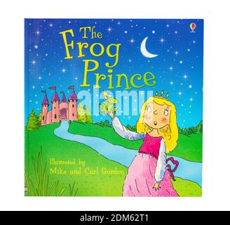 The Frog Prince livre de Brothers Grimm, Greater London, Angleterre, Royaume-Uni Banque D'Images