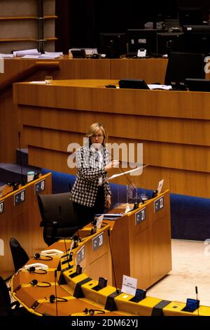 Session plénière de novembre 2020 au Parlement européen à Bruxelles. Seance pléniere de novembre 2020 au Parlement européen à Bruxelles. Banque D'Images