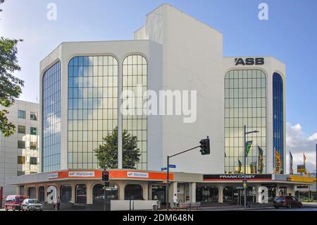 ASB Bank, Victoria Street, Hamilton, de la région de Waikato, Nouvelle-Zélande, île du Nord Banque D'Images