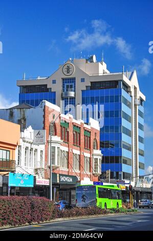 Victoria Street, Hamilton, de la région de Waikato, Nouvelle-Zélande, île du Nord Banque D'Images