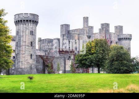 Château de Penrhyn, Llandegai, pays de Galles, Royaume-Uni Banque D'Images