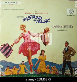 The Sound of Music - Original Soundtrack Recording - Rodgers & Hammerstein - Julie Andrews, Christopher Plummer, Irwin Kostal, RCA Victor LOCD 2005 de Luxe - Vintage vinyle album Cover Banque D'Images