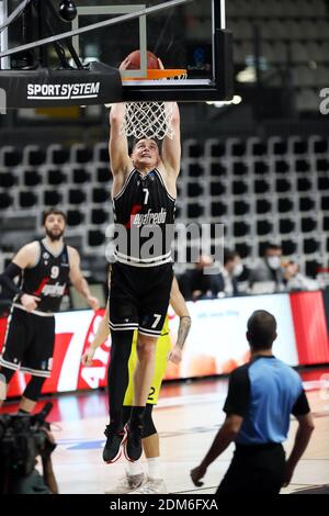 Bologne, Italie. 16 décembre 2020. Amar Alibegovic de Segafredo Virtus Bologna pendant le match Eurocup Virtus Segafredo vs Anvers Telnet Giants - ph: Michele Nucci /LM crédit: Agence de photo indépendante/Alamy Live News Banque D'Images