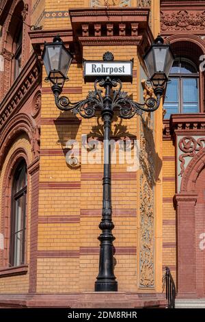 Ancien Postfuhramt dans Oranienburger Strasse à Berlin Banque D'Images