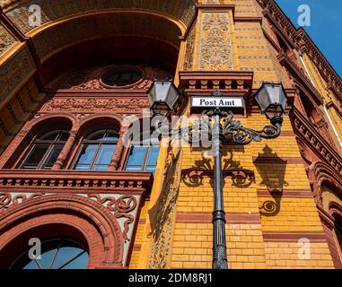 Ancien Postfuhramt dans Oranienburger Strasse à Berlin Banque D'Images