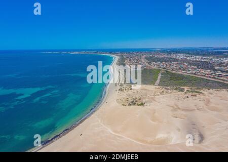 Aerial view of Geraldton, Australia Stock Photo