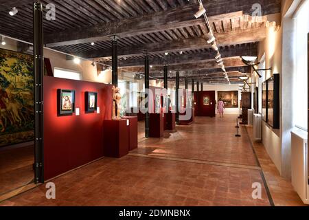 Bourg-en-Bresse (centre-est de la France) : Musée du monastère royal de Brou, collections d'arts plastiques et décoratifs Banque D'Images