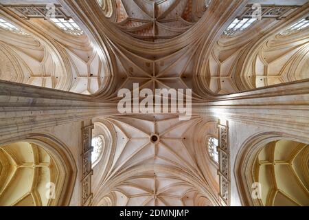 Bourg-en-Bresse (centre-est de la France) : intérieur de l'église du monastère royal de Brou l'église est un chef-d'œuvre du style flamboyant de Banque D'Images