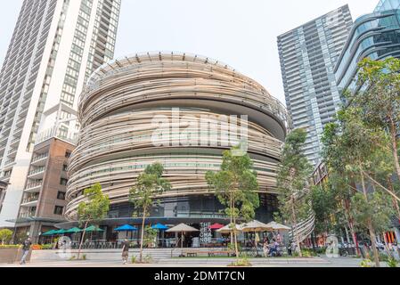 SYDNEY, AUSTRALIE, 30 DÉCEMBRE 2019 : bibliothèque Darling Square à Sydney, Australie Banque D'Images