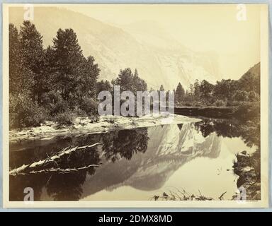 Tasoye, North Dome, 3729 pieds, Yosemite, impression argentée, Etats-Unis, 1861–66, paysages, Photographie, Photographie Banque D'Images