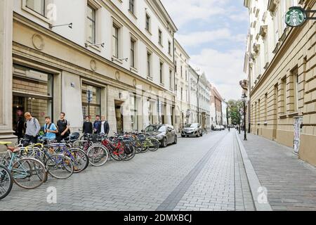 Rue St Anna à Cracovie, Pologne. Banque D'Images