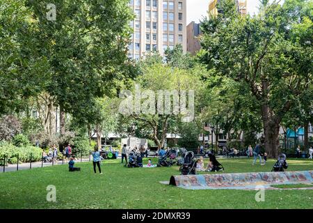 Madison Square Park à Manhattan, New York Banque D'Images