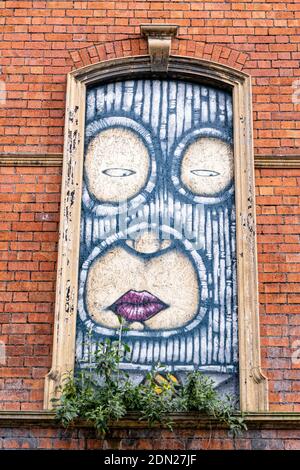 Belfast, Irlande du Nord. 30 avril 2016. Graffiti et Street art le 30 avril 2016 à Belfast, Irlande du Nord, Royaume-Uni. Banque D'Images