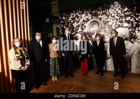 Madrid, Espagne. 17 décembre 2020. Le roi espagnol Felipe VI lors de l'inauguration de "Azaña: Intelectual y estadista, a los 8º años de su flecimiento en el exilio " exposition à Madrid le jeudi 17 décembre 202 crédit: CORDON PRESSE/Alamy Live News Banque D'Images