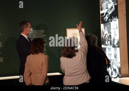 Madrid, Espagne. 17 décembre 2020. Le roi espagnol Felipe VI lors de l'inauguration de "Azaña: Intelectual y estadista, a los 8º años de su flecimiento en el exilio " exposition à Madrid le jeudi 17 décembre 202 crédit: CORDON PRESSE/Alamy Live News Banque D'Images