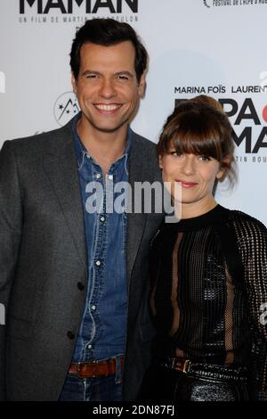 Laurent Lafitte et Marina Fois participant à la première de Papa ou Maman à Paris, France, le 26 janvier 2015. Photo d'Aurore Marechal/ABACAPRESS.COM Banque D'Images