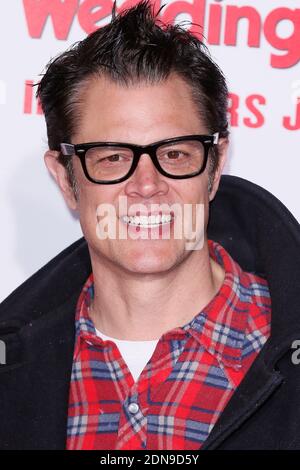 L'acteur Johnny Knoxville assiste à la première du Wedding Ringer au TCL Chinese Theatre, à Hollywood, Los Angeles, CA, USA, le 6 janvier 2015. Photo de Chris Elise/ABACAPRESS.COM Banque D'Images