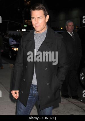 Manhattan, United States Of America. 20th Dec, 2011. NEW YORK, NY - DECEMBER 19: Tom Cruise arrives for the 'Late Show With David Letterman' at the Ed Sullivan Theater on December 19, 2011 in New York City. People: Tom Cruise Credit: Storms Media Group/Alamy Live News Stock Photo