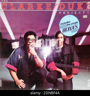 Stanley Clarke George Duke Project II 79 - Vinyl Vintage Notez la couverture Banque D'Images