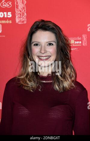 Josephine Japy arrive au 40ème déjeuner annuel des césariennes, qui s'est tenu au Fouquet à Paris, en France, le 7 février 2015. Photo de Nicolas Briquet/ABACAPRESS.COM Banque D'Images