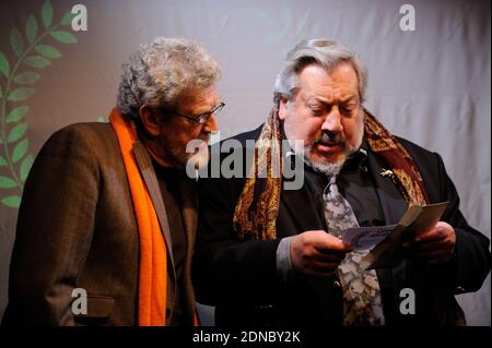 Patrick Prejean, Jean-Claude Dreyfus attending Les Alphonses 2015 ceremony held at The Theatre De La Huchette in Paris, France on February 12, 2015. Photo by Alban Wyters/ABACAPRESS.COM Stock Photo